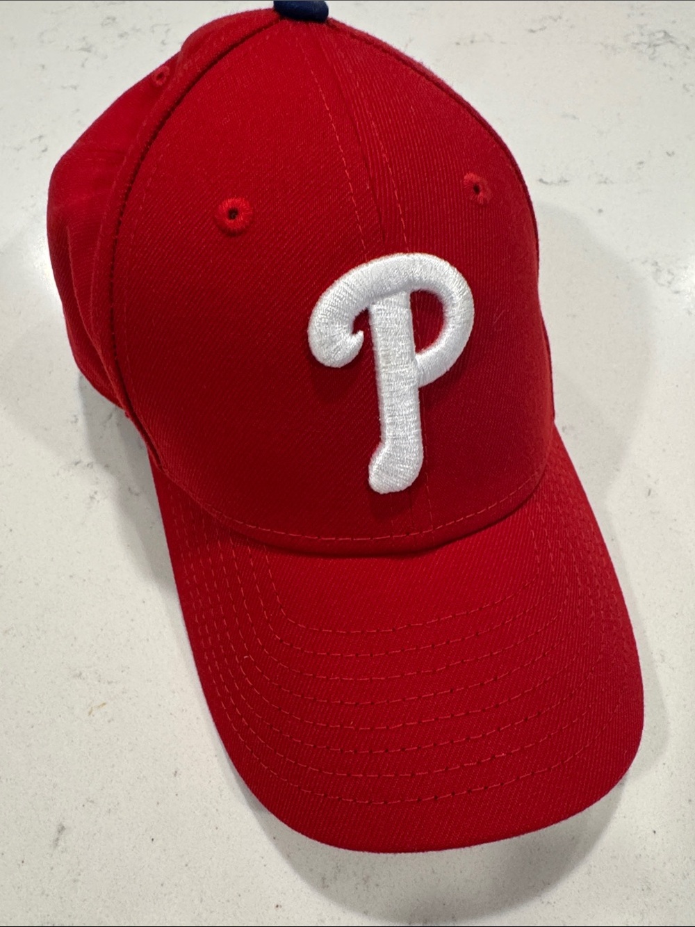 47 Kids Red Baseball Cap with White 'P' Patch Phillies MLB